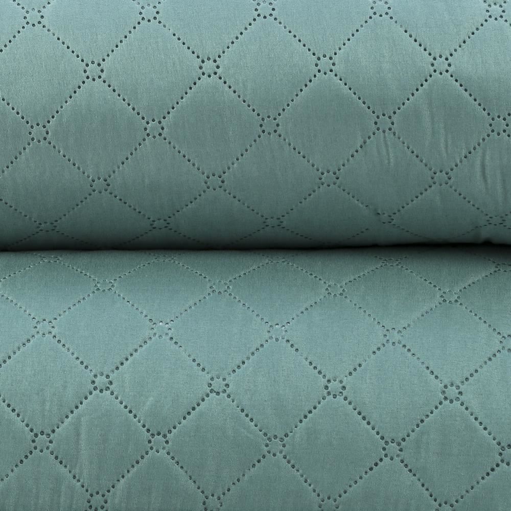 Kit Colcha King Dupla Face Lisa Havan Casa 3 Pçs - Verde