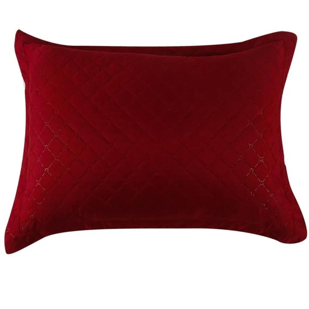 Kit Colcha King Dupla Face Lisa Havan Casa 3 Pçs - Bloodstone