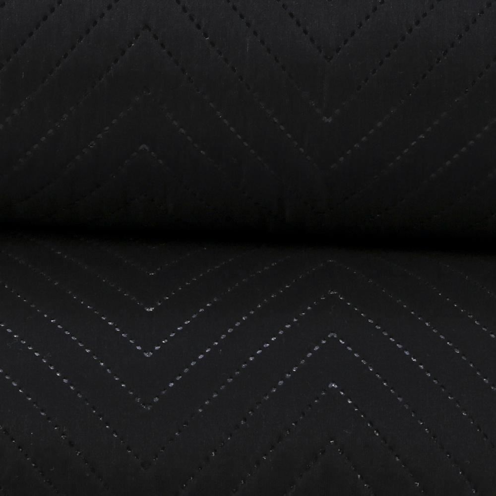 Kit Colcha King 100% Poliéster Lisa Versalhes Havan Casa 3 Pçs - Preto