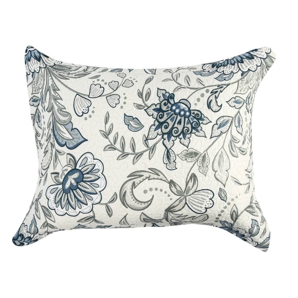 Kit Colcha King Malha Havan Casa 3 Pçs - Naomi Floral