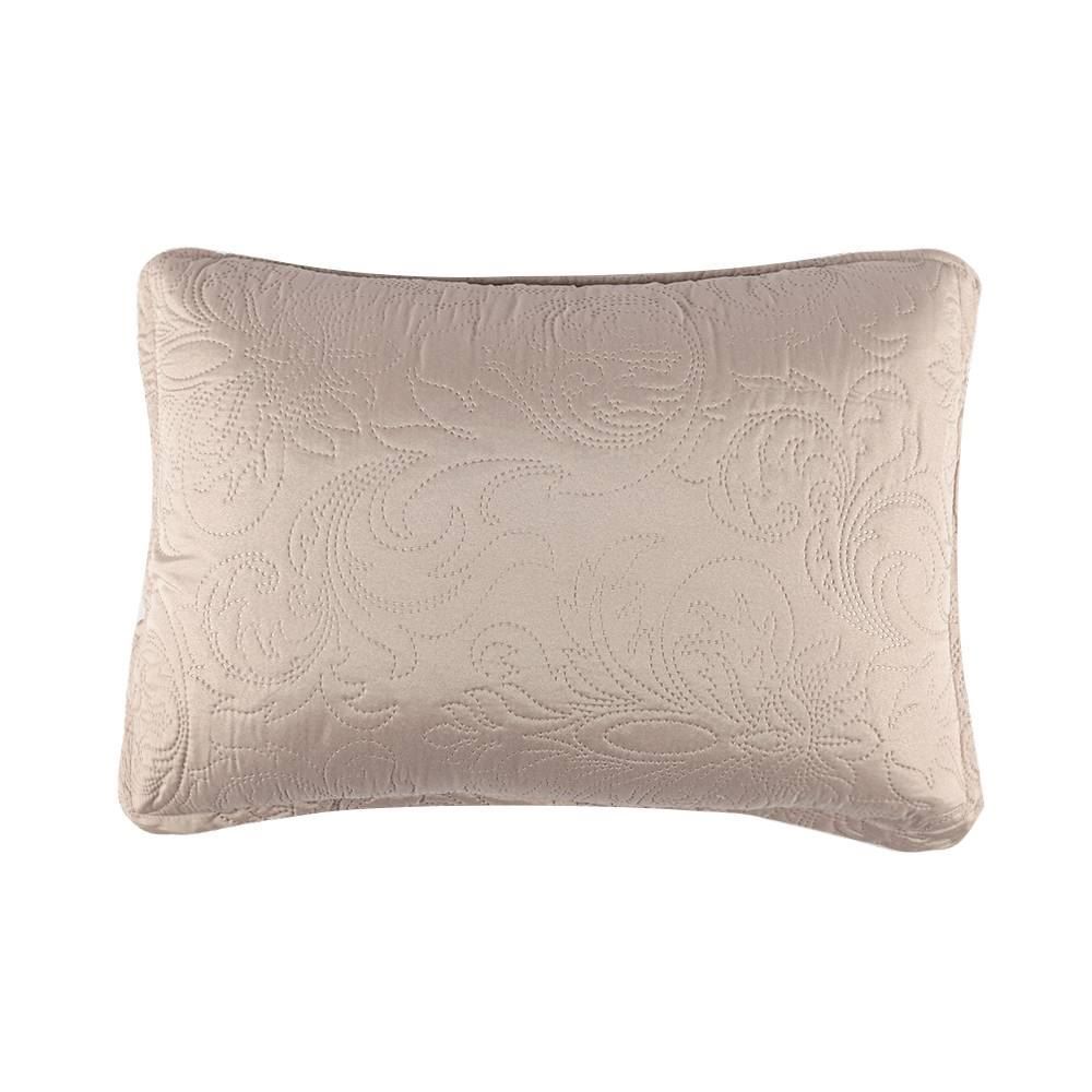 Kit Colcha King 100% Poliéster Lisa Rozac 3 Pçs - Bege Cru