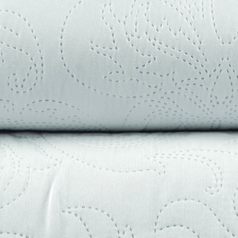 Kit Colcha King 100% Poliéster Lisa Rozac 3 Pçs - Branco