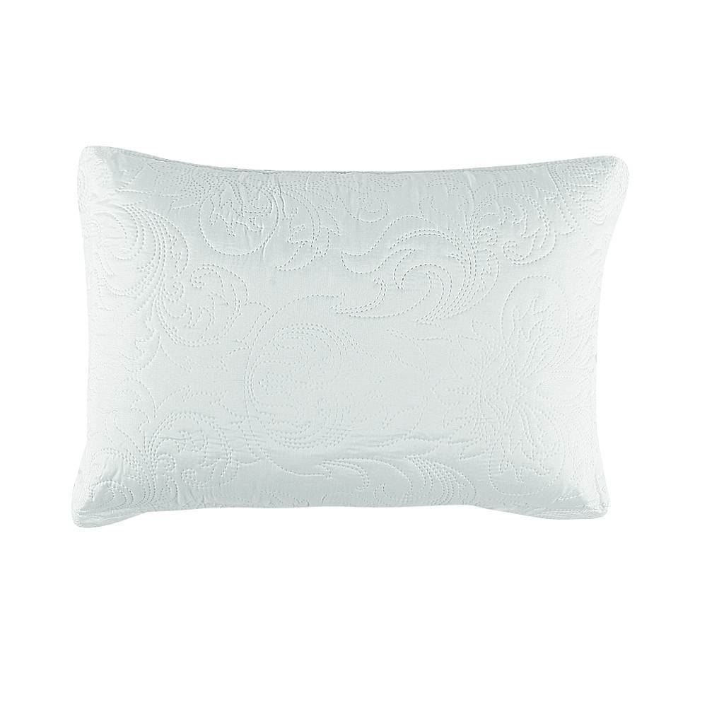 Kit Colcha King 100% Poliéster Lisa Rozac 3 Pçs - Branco