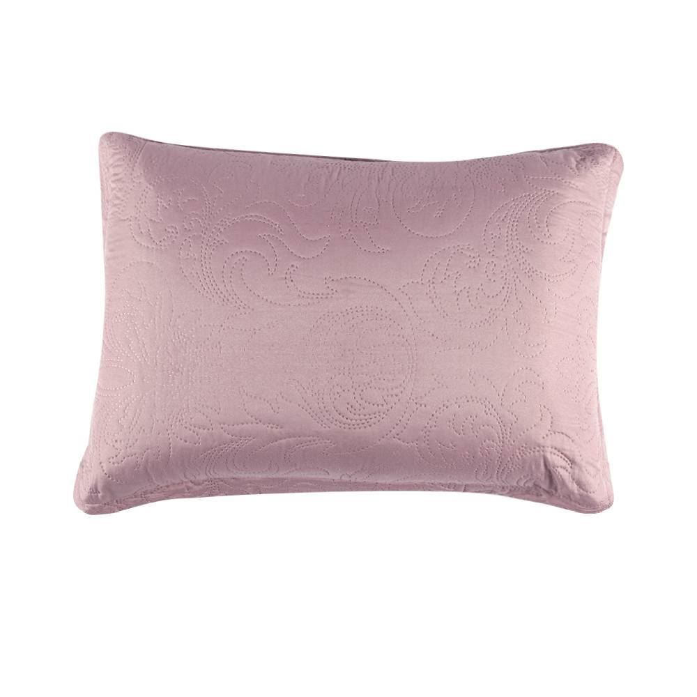 Kit Colcha King 100% Poliéster Lisa Rozac 3 Pçs - Violeta