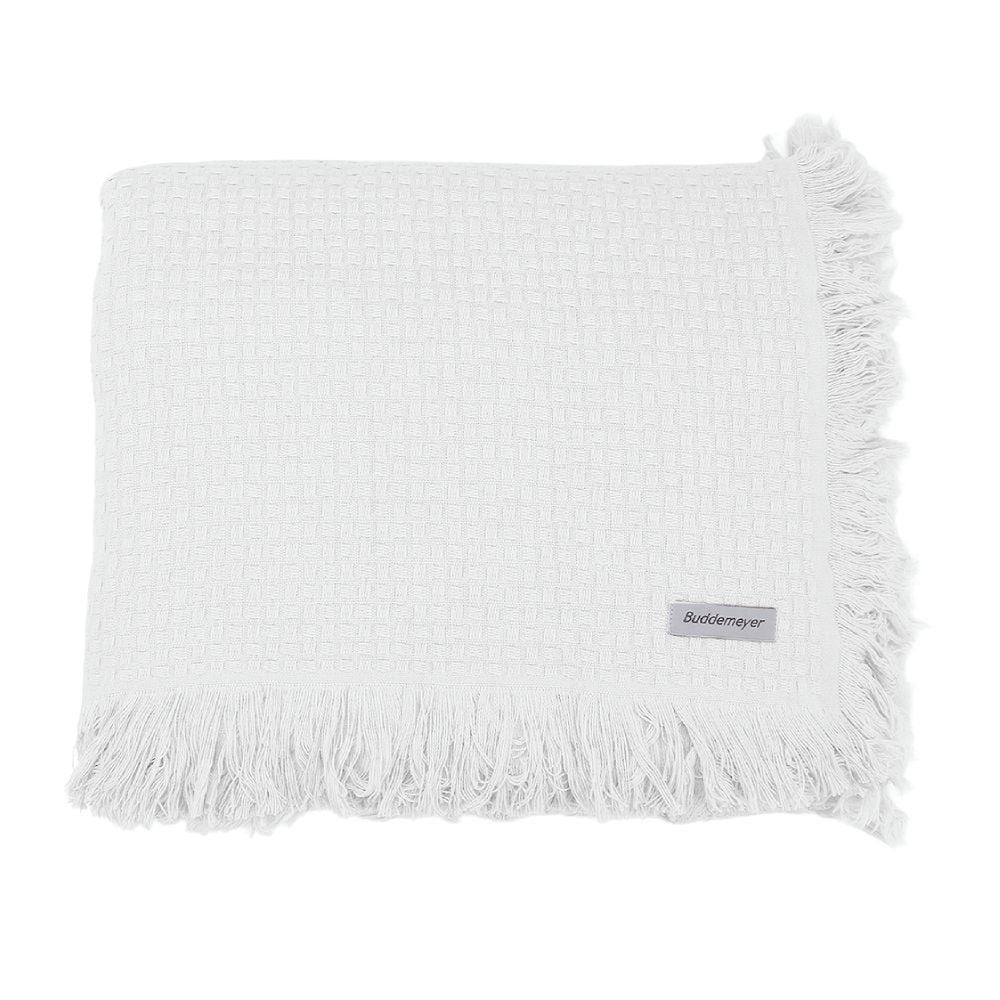 Colcha King In Design com Franja Buddmeyer - Branco