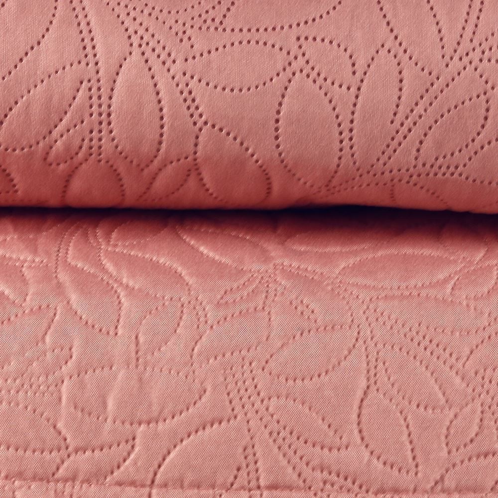 Kit Colcha Queen 100% Poliéster Lisa Versalhes Havan Casa 3 Pçs - Rose