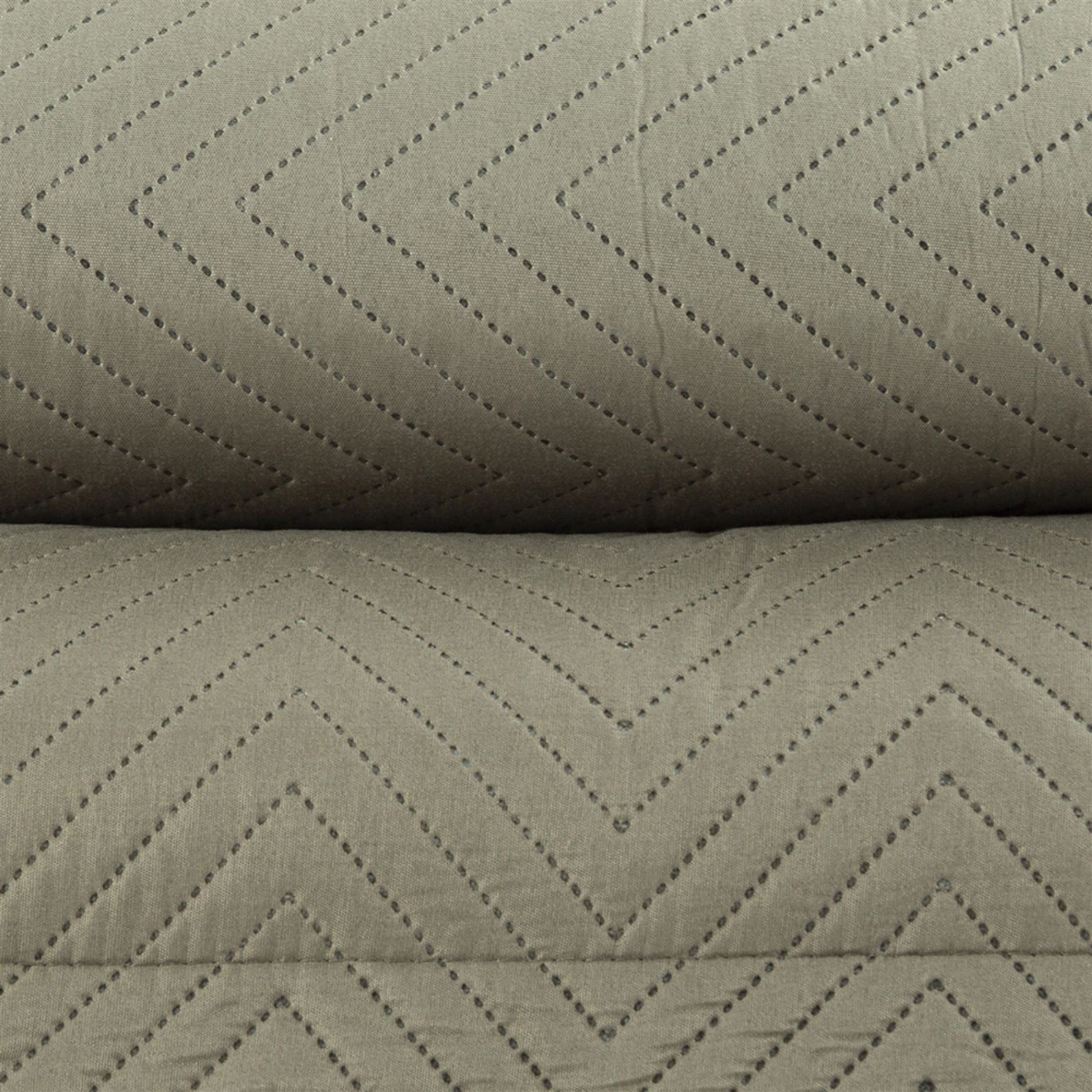 Kit Colcha Queen 100% Poliéster Lisa Versalhes Havan Casa 3 Pçs - Taupe