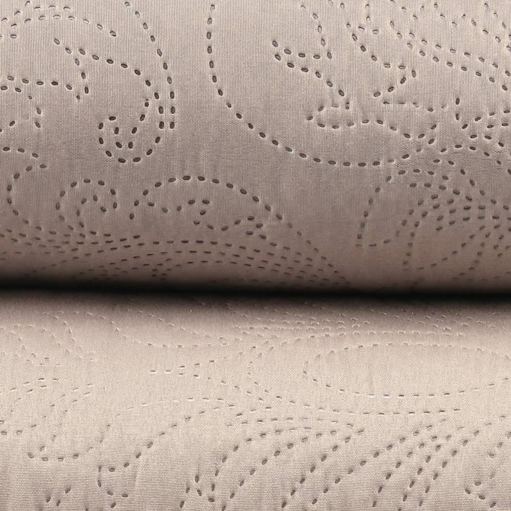 Kit Colcha Queen 100% Poliéster Lisa Rozac 3 Pçs - Bege Cru