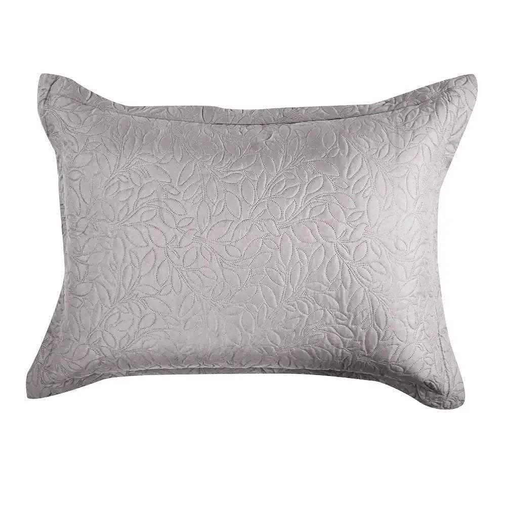 Colcha Queen 3 Peças Lisa Versalhes Havan Casa - Cinza 16-3850