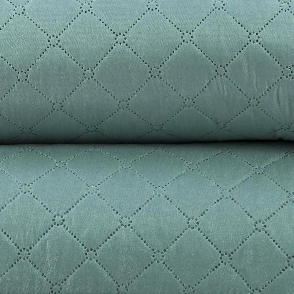 Kit Colcha Solteiro 100% Poliéster Versalhes Havan Casa 2 Pçs - Verde