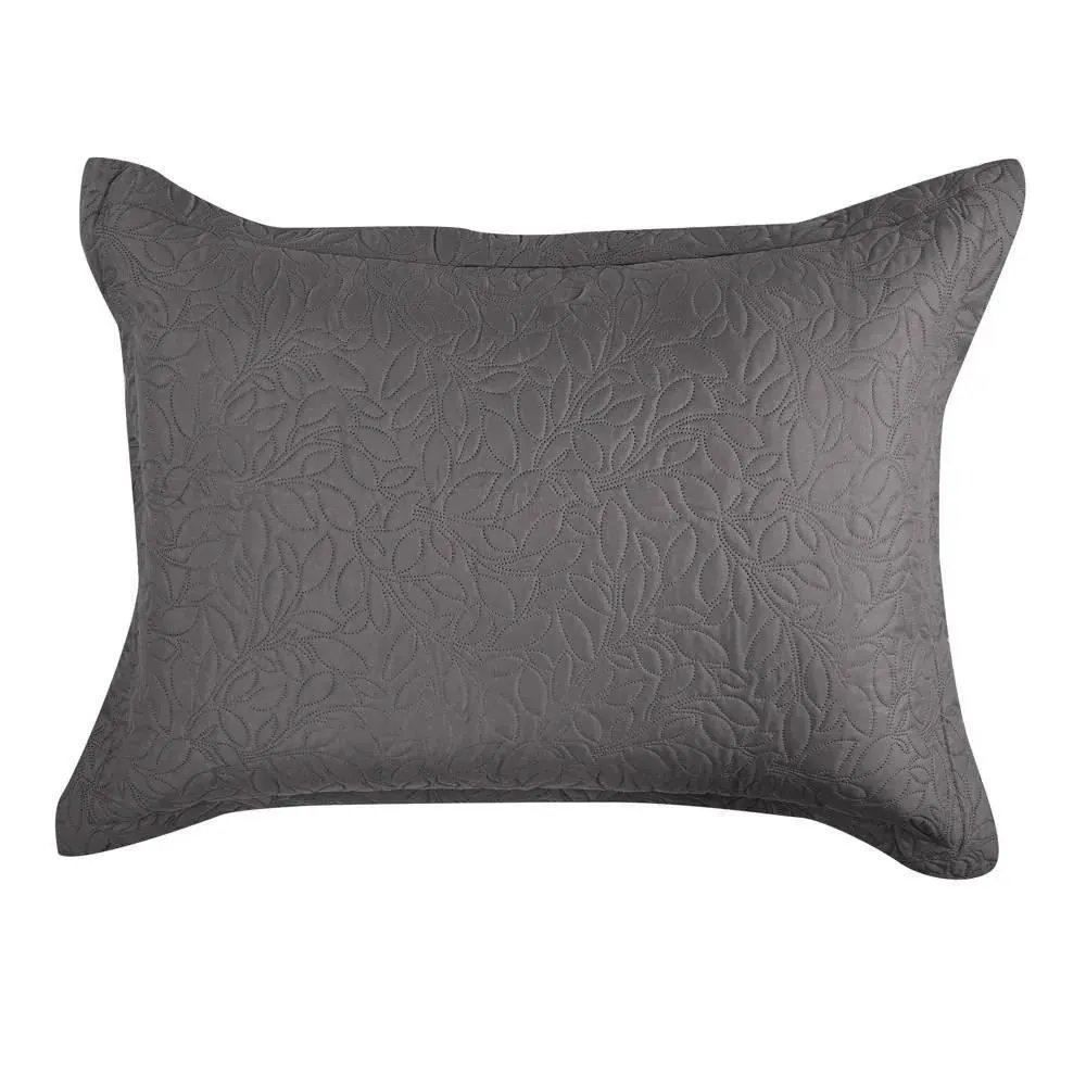 Kit Colcha Solteiro 100% Poliéster Versalhes Havan Casa 2 Pçs - Cinza Amianto