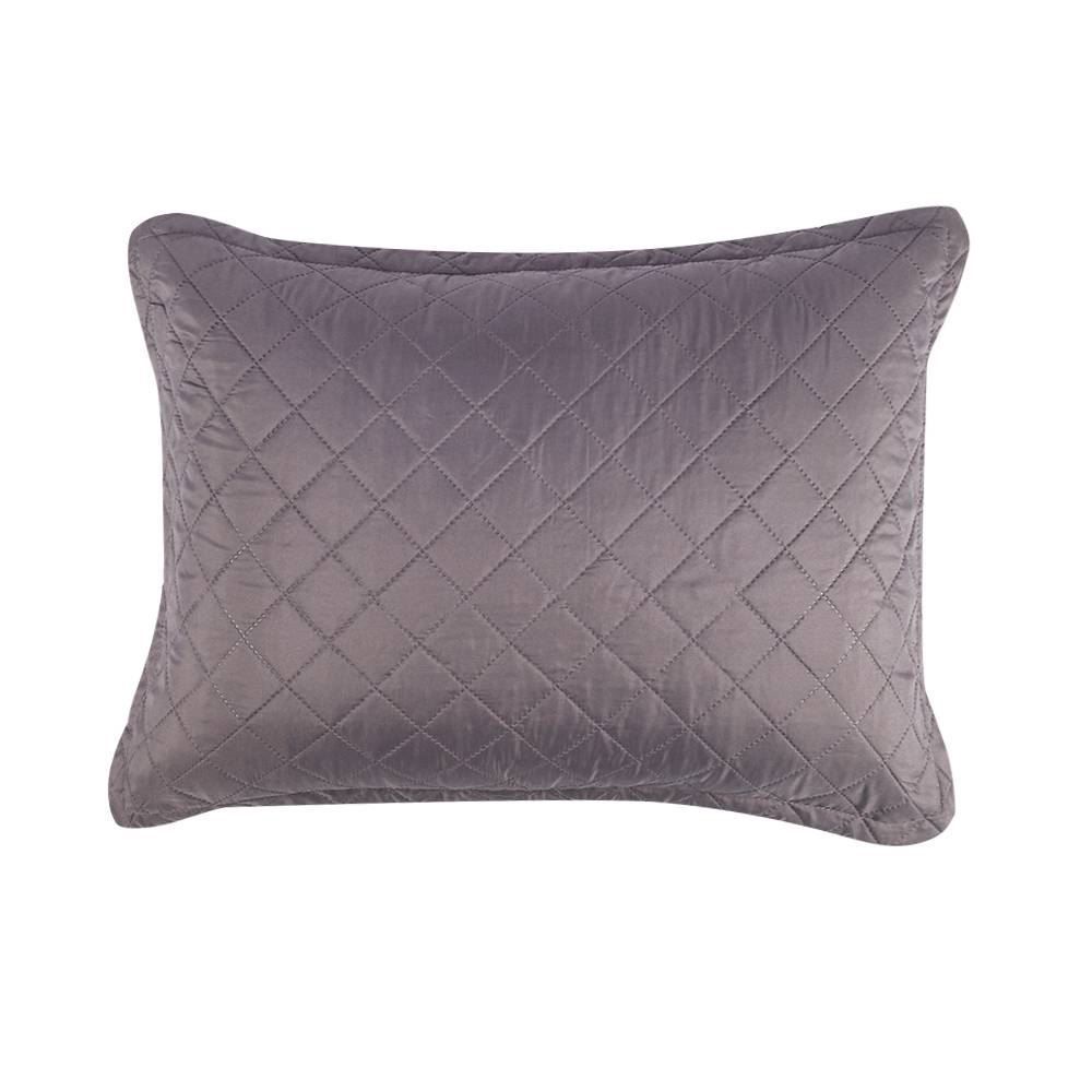 Kit Colcha Solteiro 100% Poliéster Versalhes Havan Casa 2 Pçs - Cinza Urbano