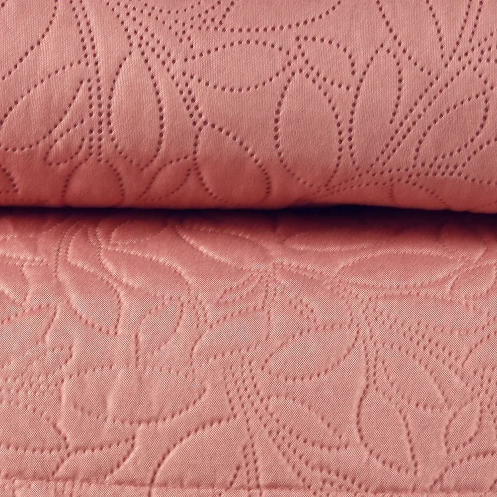 Kit Colcha Solteiro 100% Poliéster Versalhes Havan Casa 2 Peças - Rosa