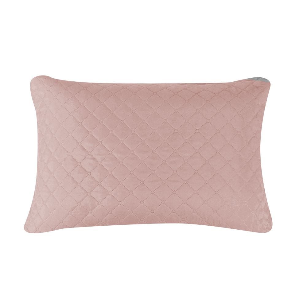 Kit Colcha Solteiro Lisa Versalhes Havan Casa 2 pçs - Rose