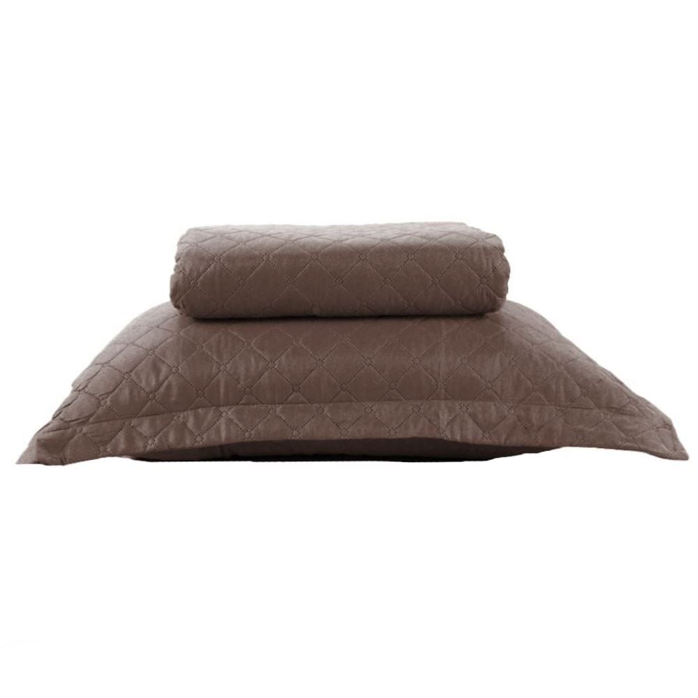 Kit Colcha Solteiro Lisa Versalhes Havan Casa 2 pçs - Cabloca
