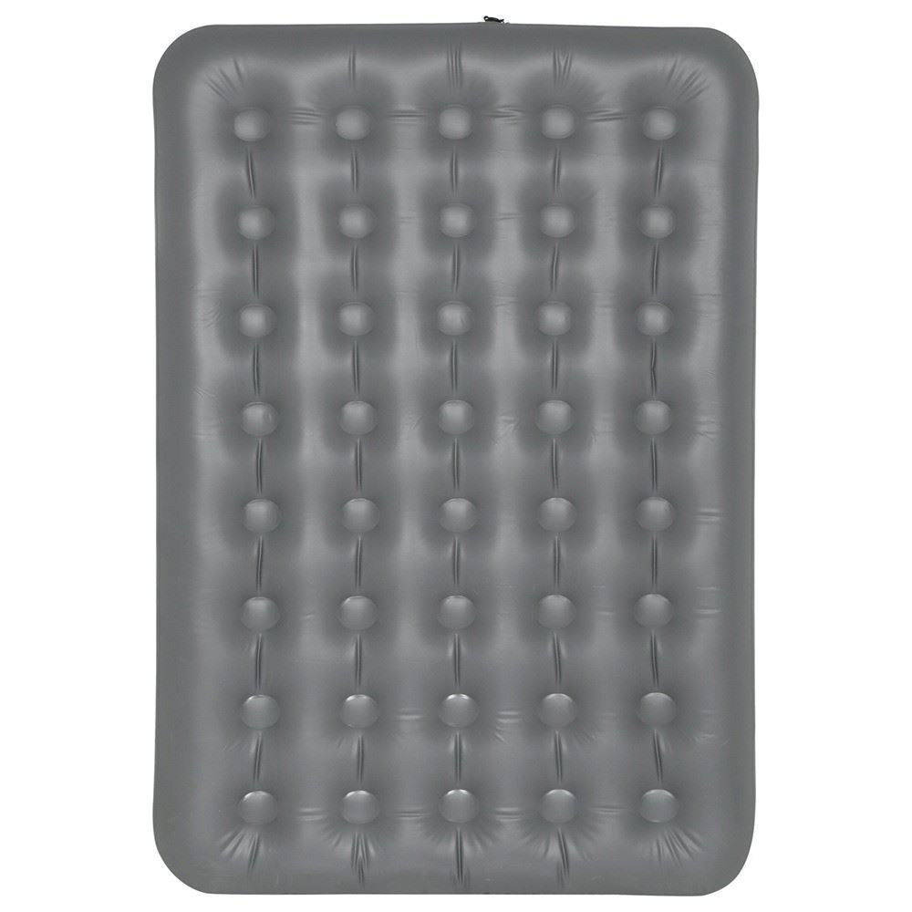 Colchão Inflável Casal Deluxe Comfort Preto Bel Resistente e Prático - Cinza