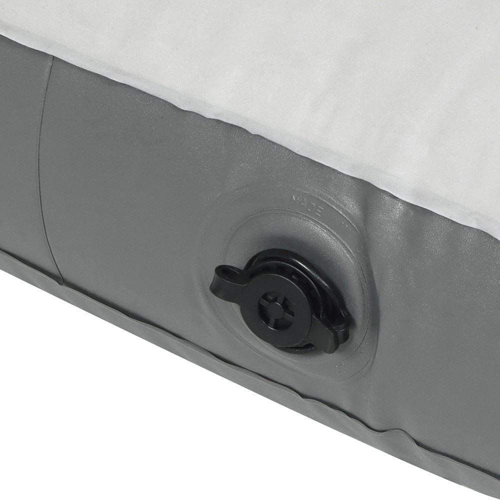 Colchão Inflável Casal Deluxe Comfort Preto Bel Resistente e Prático - Cinza