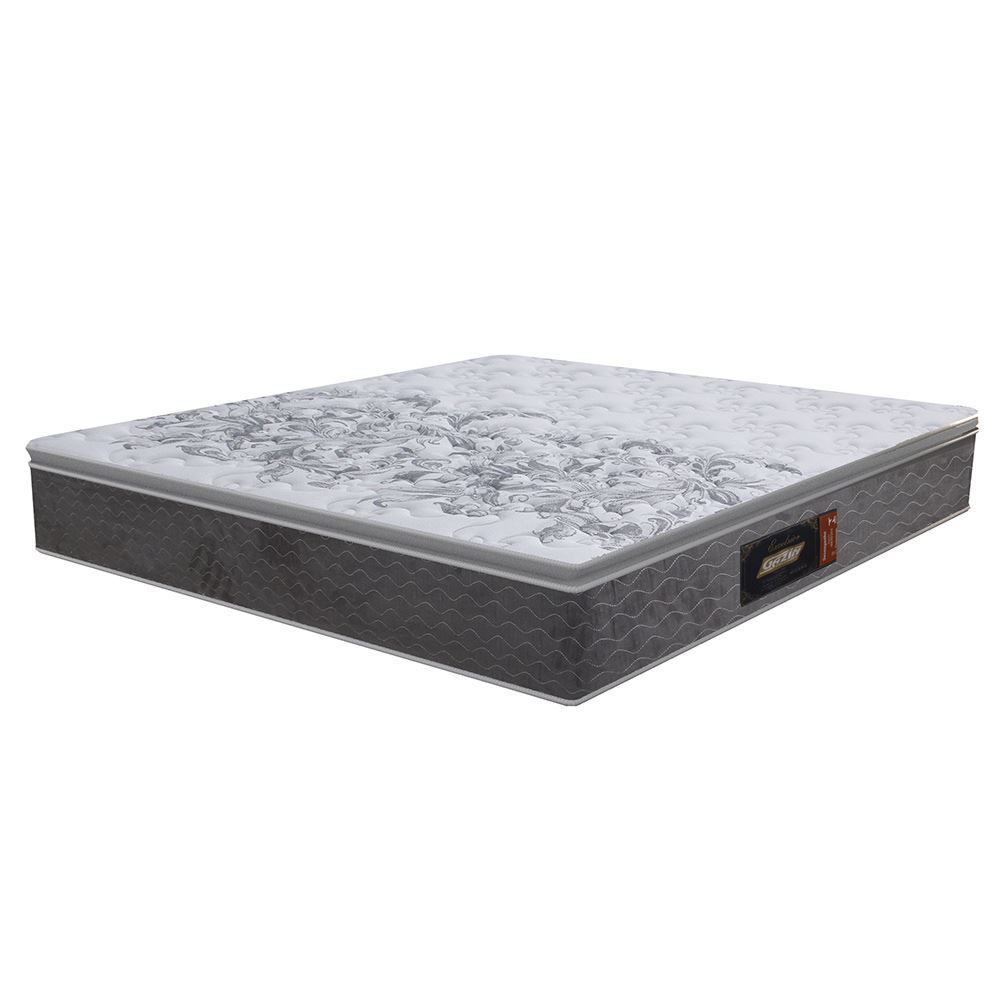 Colchão Queen Excelsior 158X198cm Gazin - Cinza