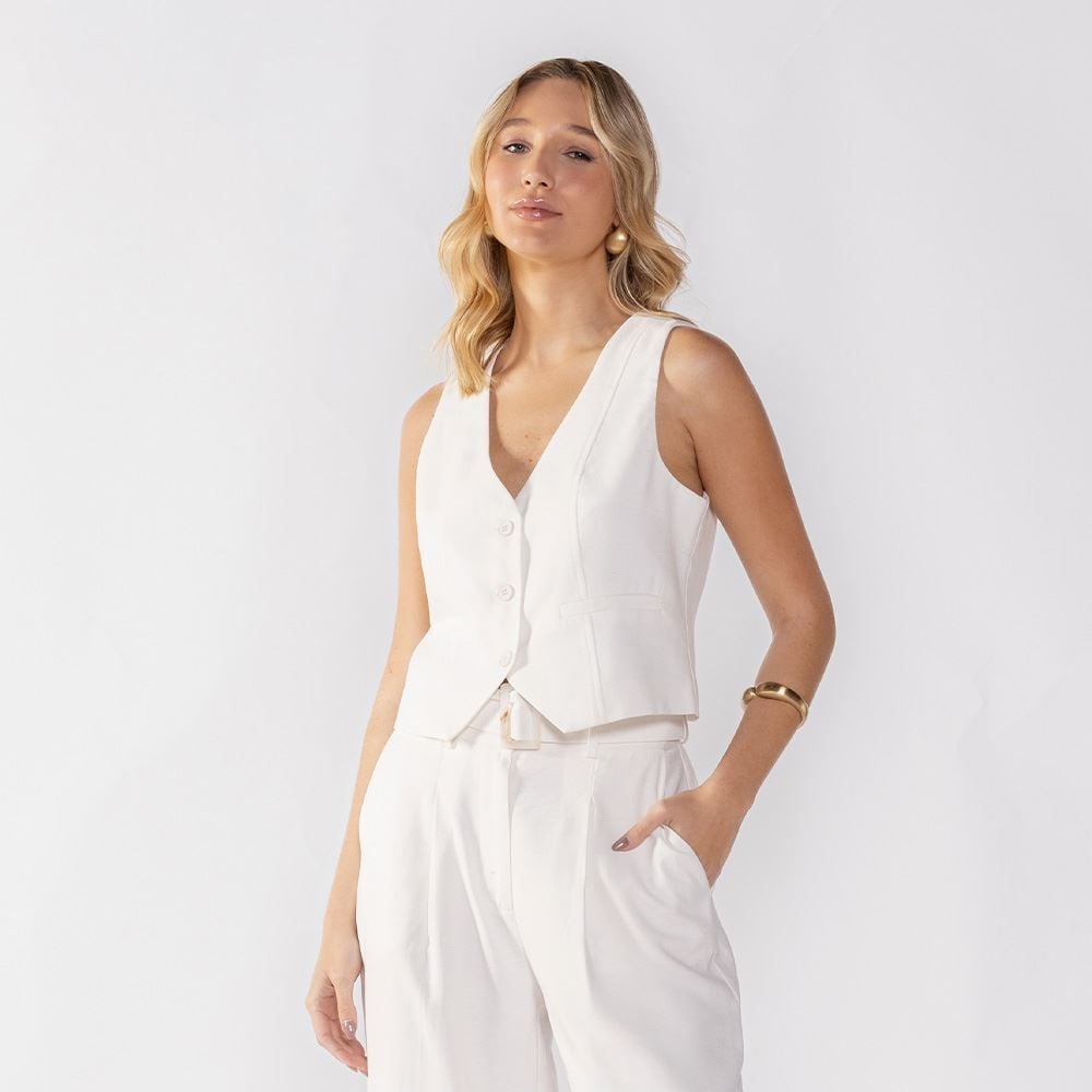 Colete Alfaiataria Feminino Patricia Foster