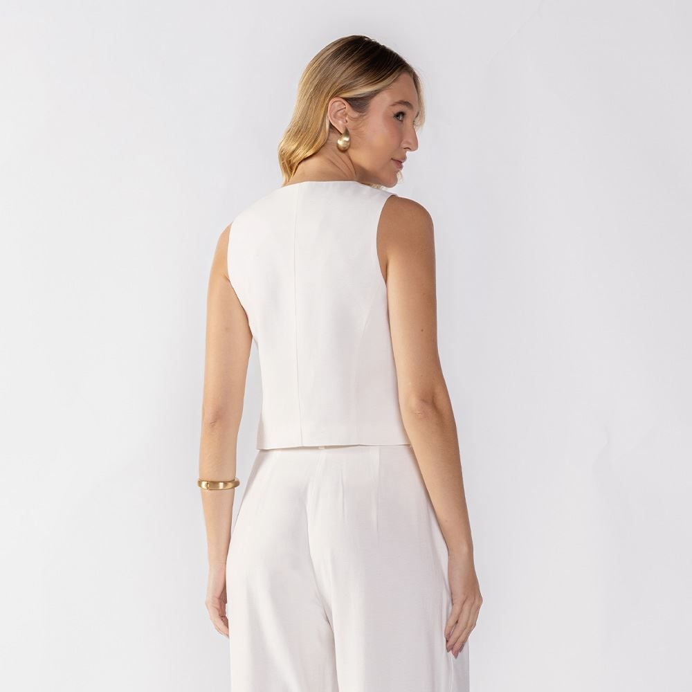 Colete Alfaiataria Feminino Patricia Foster