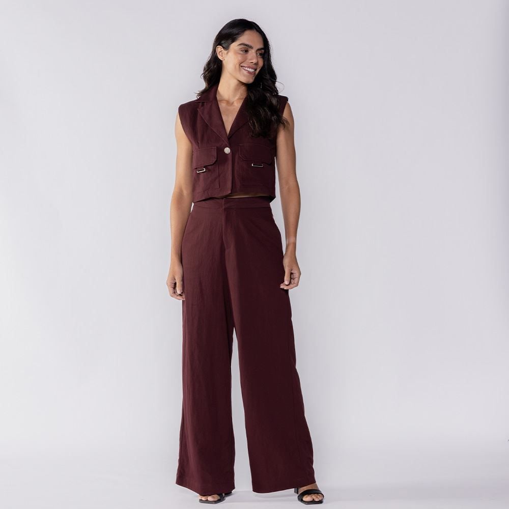 Colete Feminino De Poliamida Patricia Foster