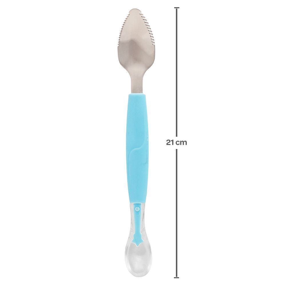 Colher 2 Em 1 Buba - AZUL