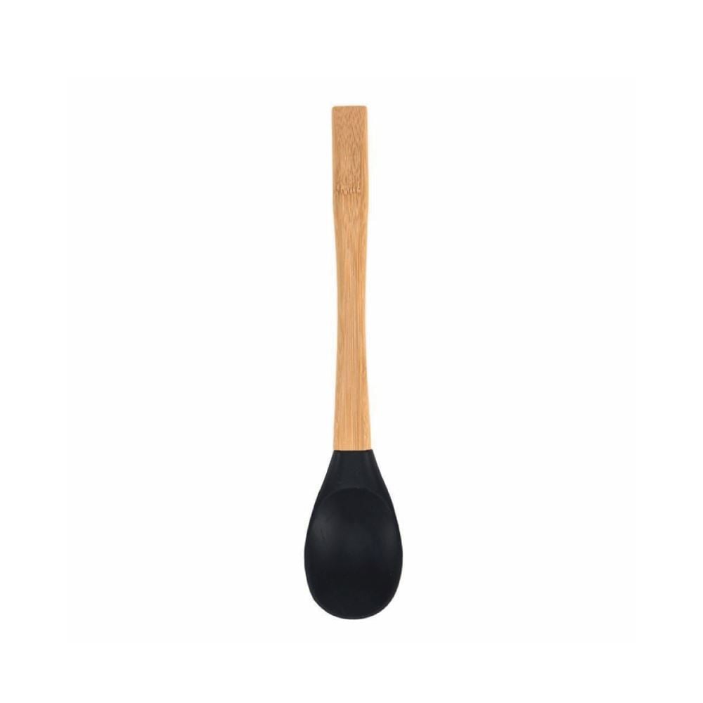 Colher De Silicone Com Cabo De Bambu Havan Casa - Preto