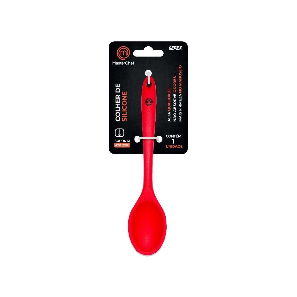 Colher De Silicone Masterchef - Vermelho
