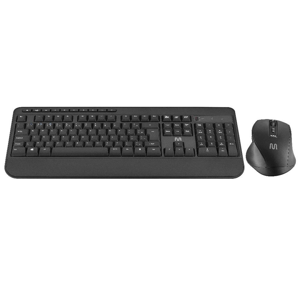Combo Teclado Mouse Sem Fio L Multi Bluetooth 3200Dpi Apoio De Pulso
