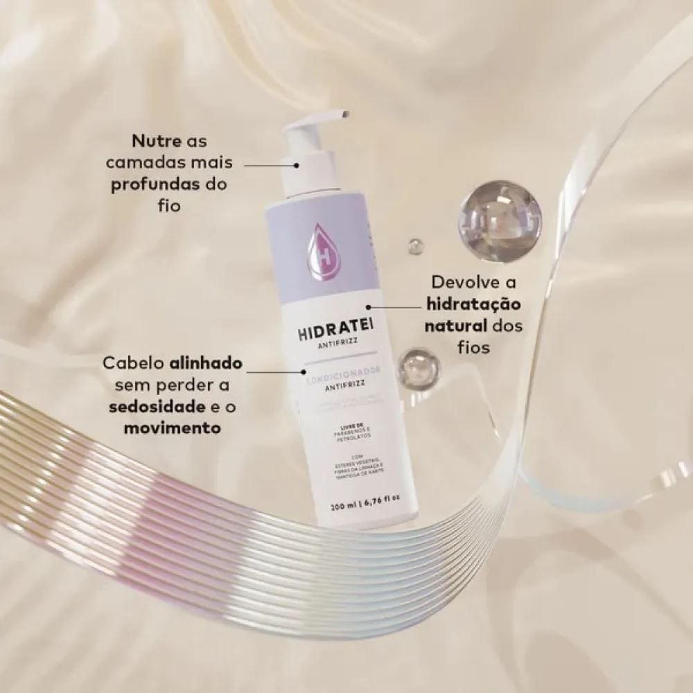 Condicionador Anti-Frizz 200Ml Hidratei 