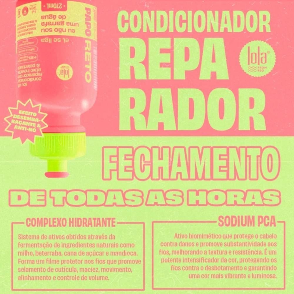 Condicionador Papo Reto Lola - 270ml