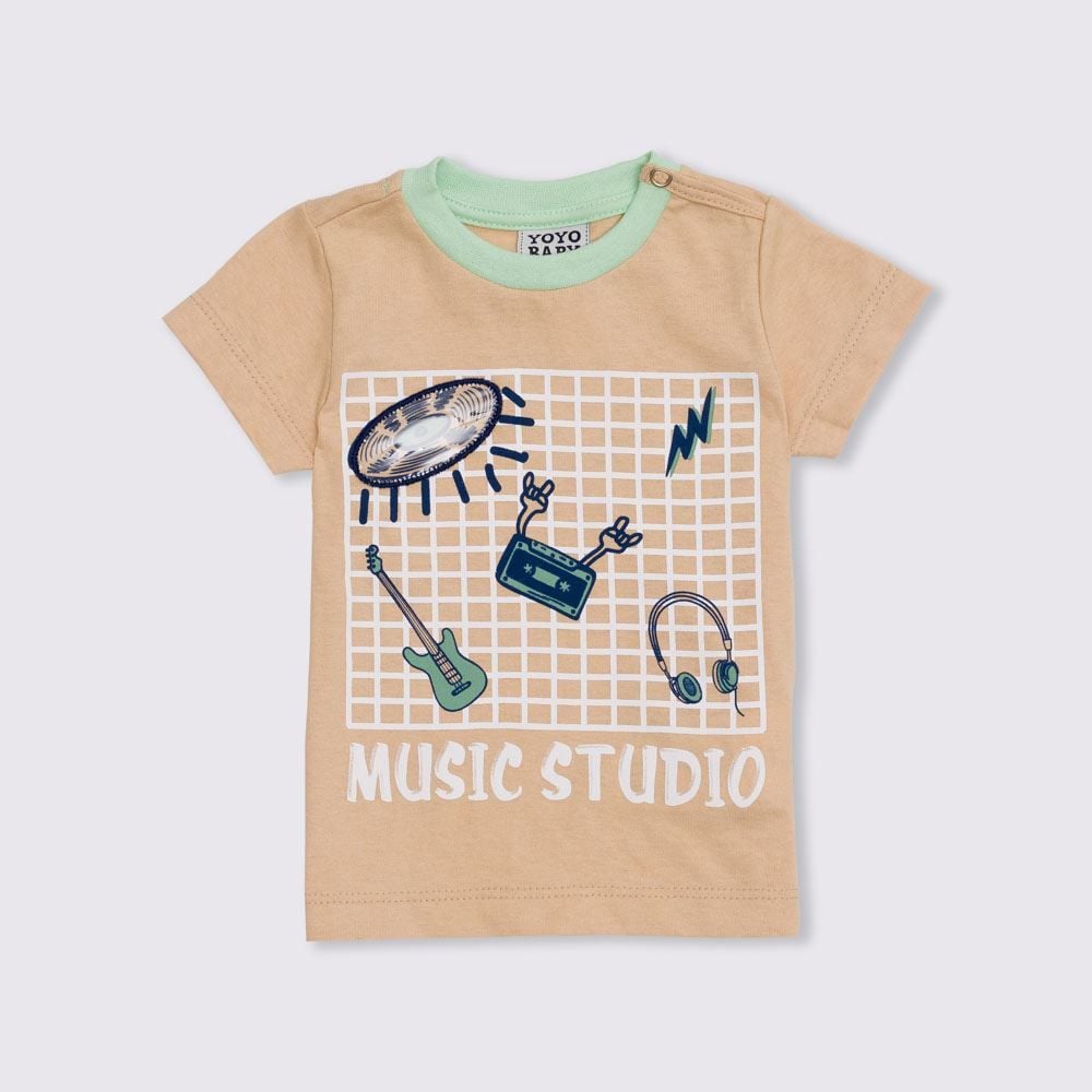 Conjunto 1 a 3 anos Camiseta + Bermuda Yoyo Baby