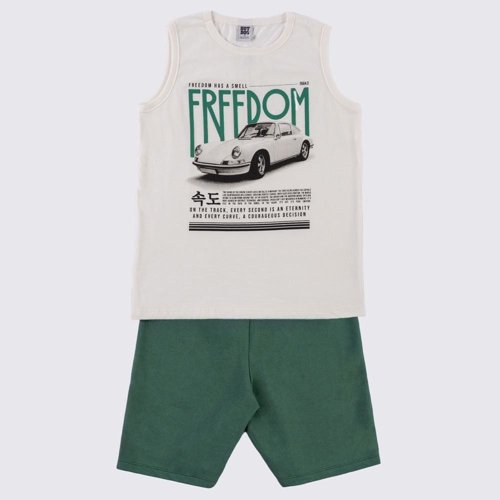 Conjunto Juvenil Menino 12 a 16 Anos Hot Dog