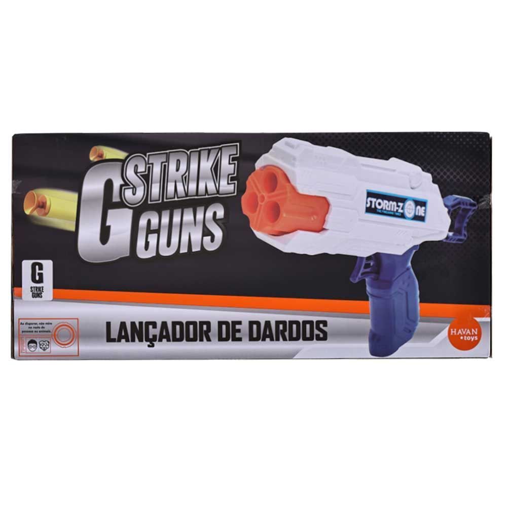 Conjunto 2 Lançadores E Alvos Branco Havan Toys - HBR0306