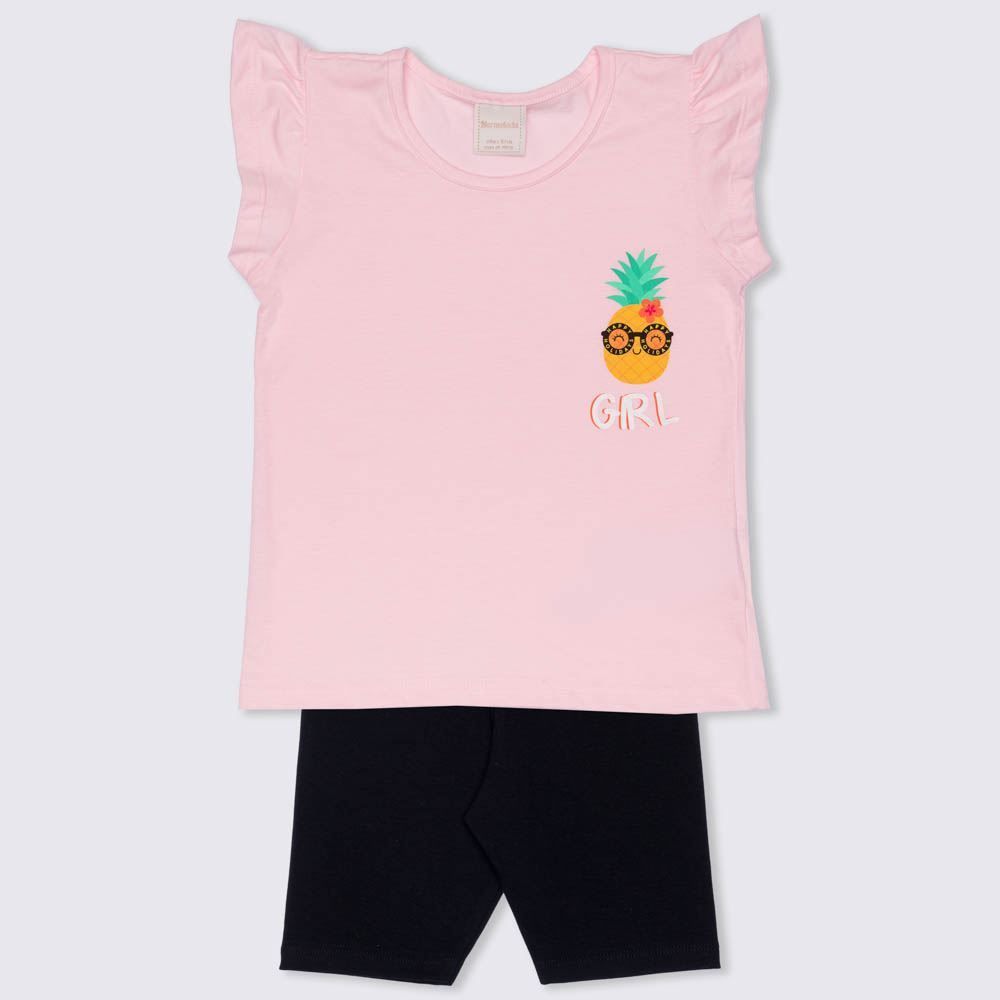 Conjunto 4 a 10 anos Blusa e Legging Marmelada