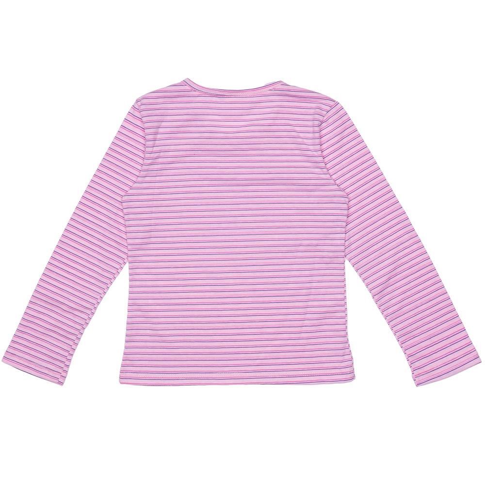 Conjunto 4 a 10 anos Salopete com Blusa Listrada Marmelada