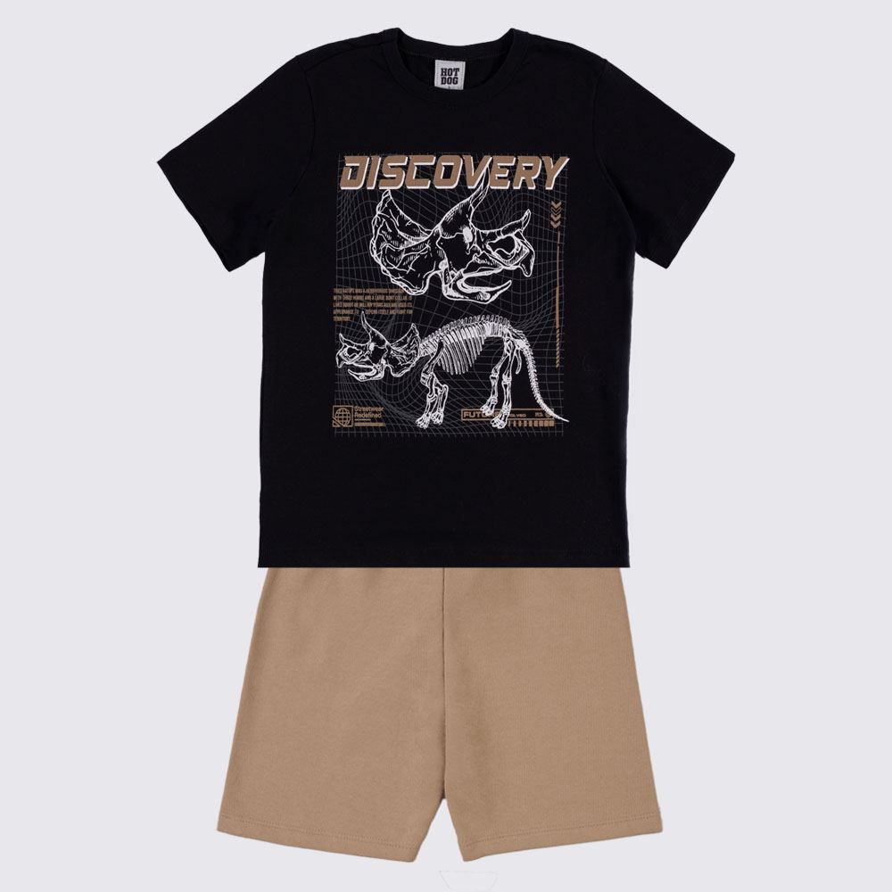 Conjunto Infantil Menino 4 a 10 Anos Hot Dog