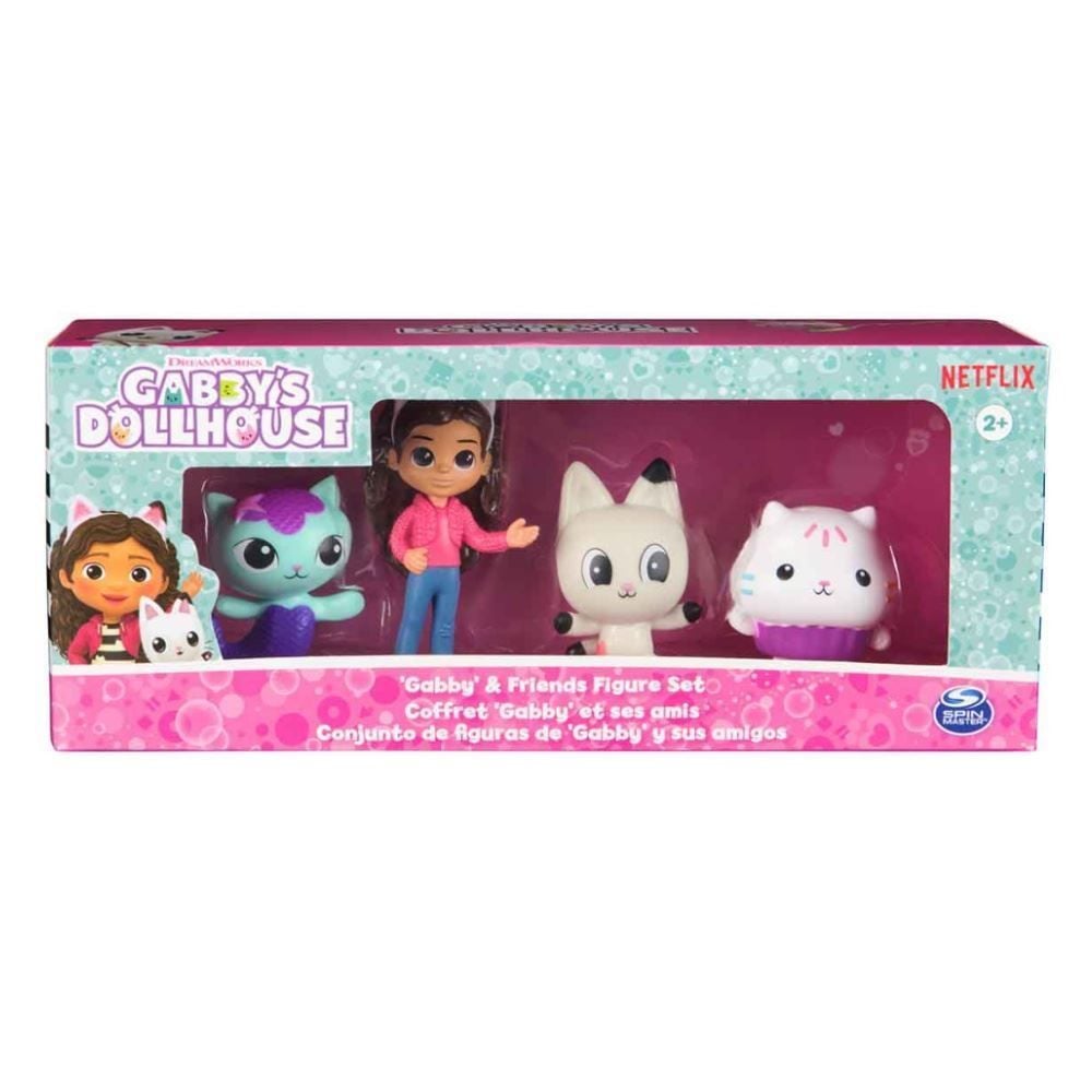 Conjunto 4 Mini Figuras Gabby's Dollhouse Sunny Brinquedos
