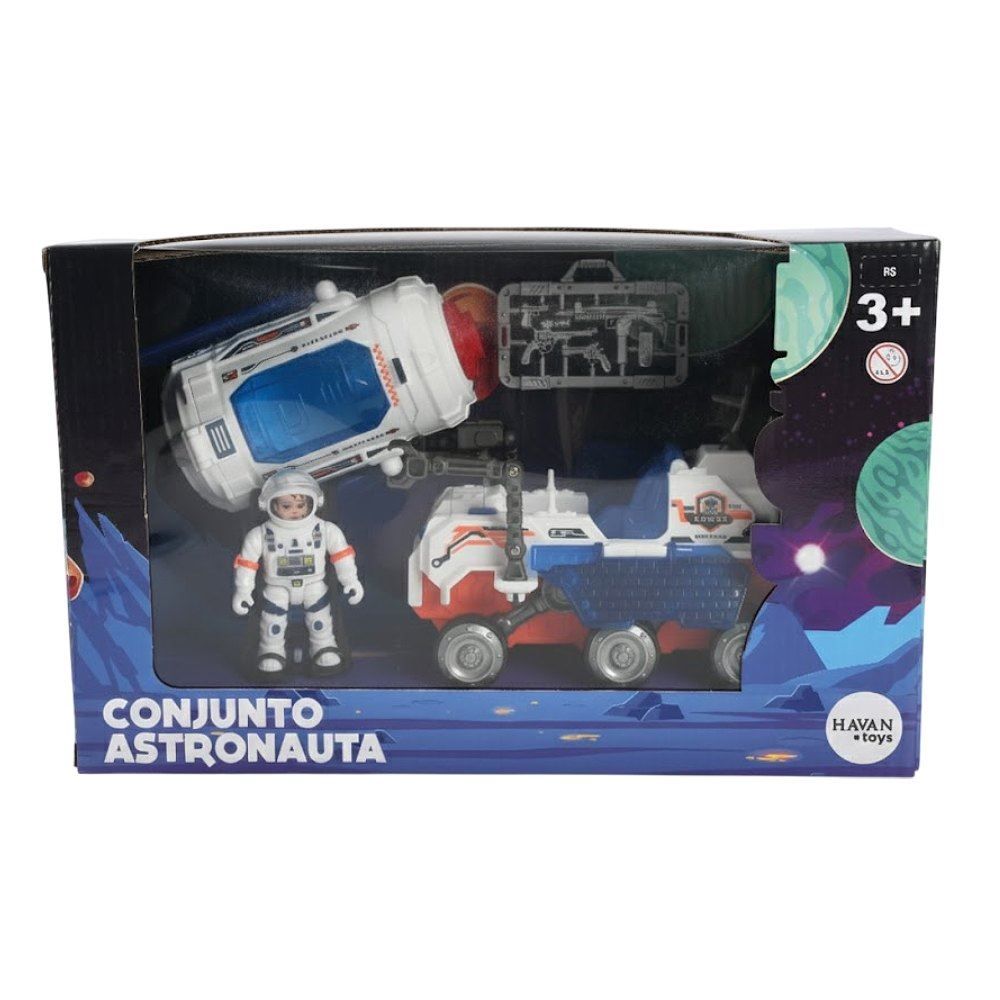 Conjunto Astronauta Rôver e Acessórios Havan Toys - HBR0929