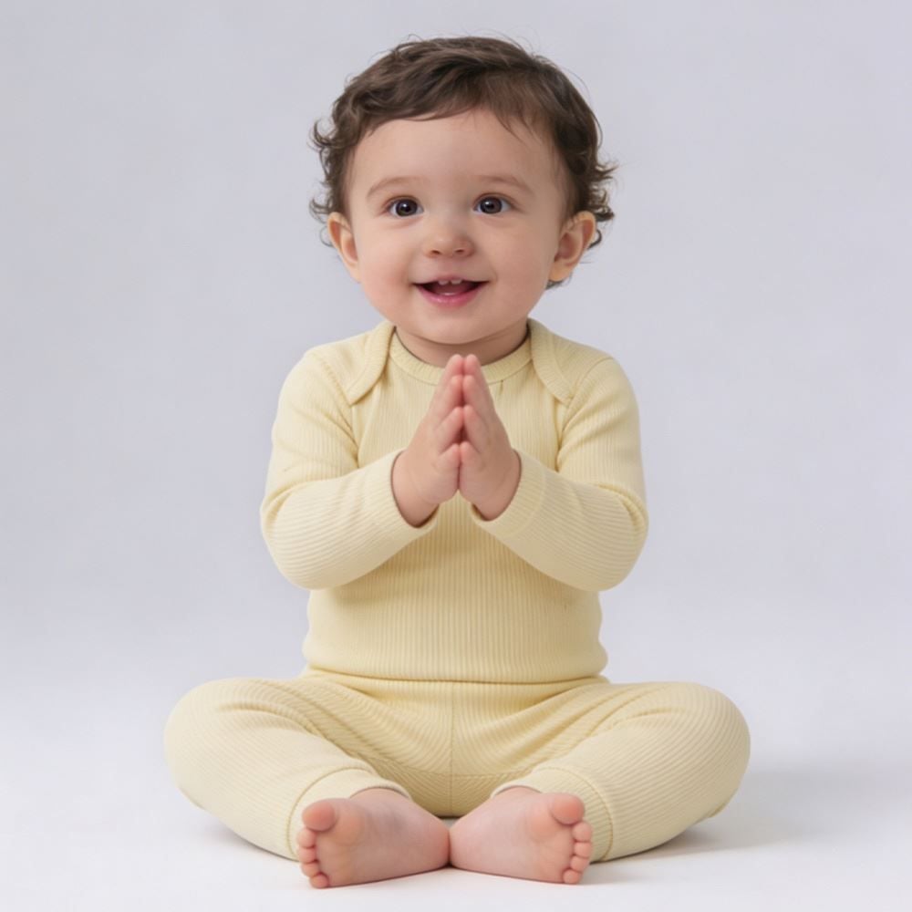 Conjunto Bebê Body Manga Longa e Calça Yoyo Baby