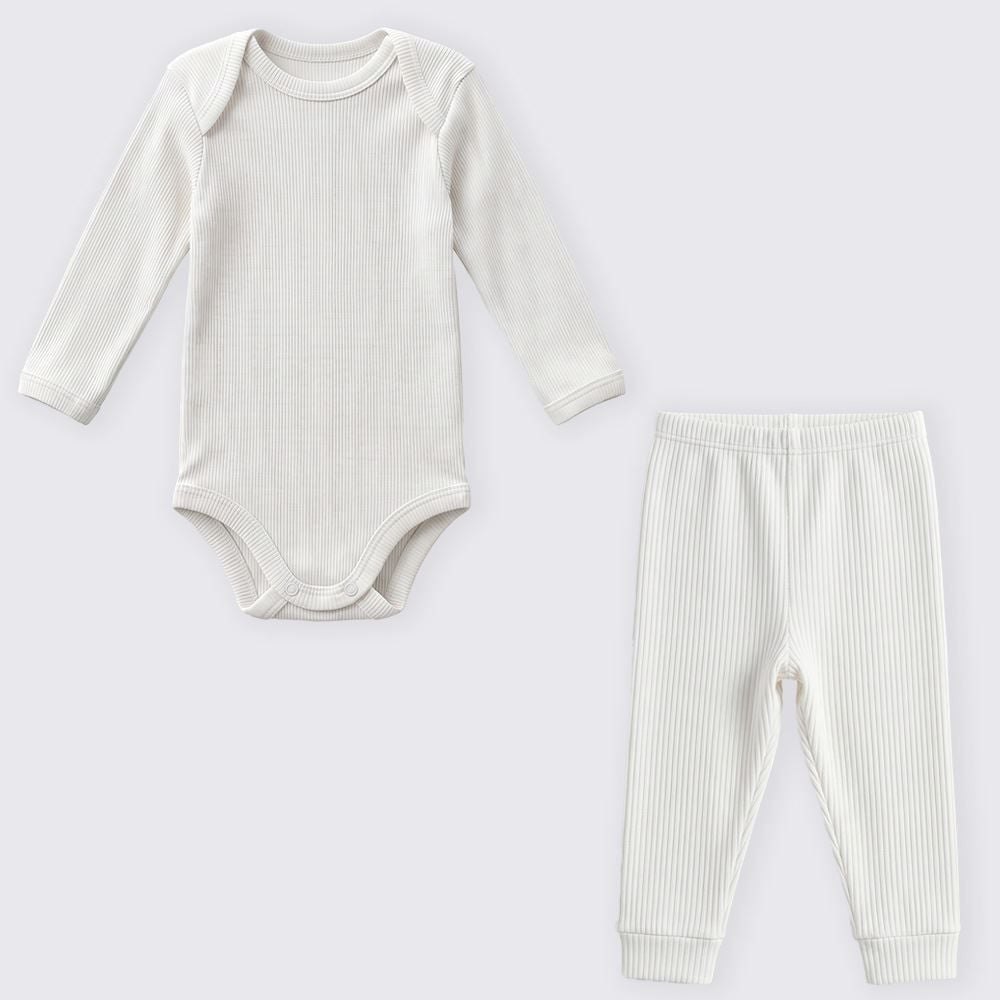Conjunto Bebê Body Manga Longa e Calça Yoyo Baby