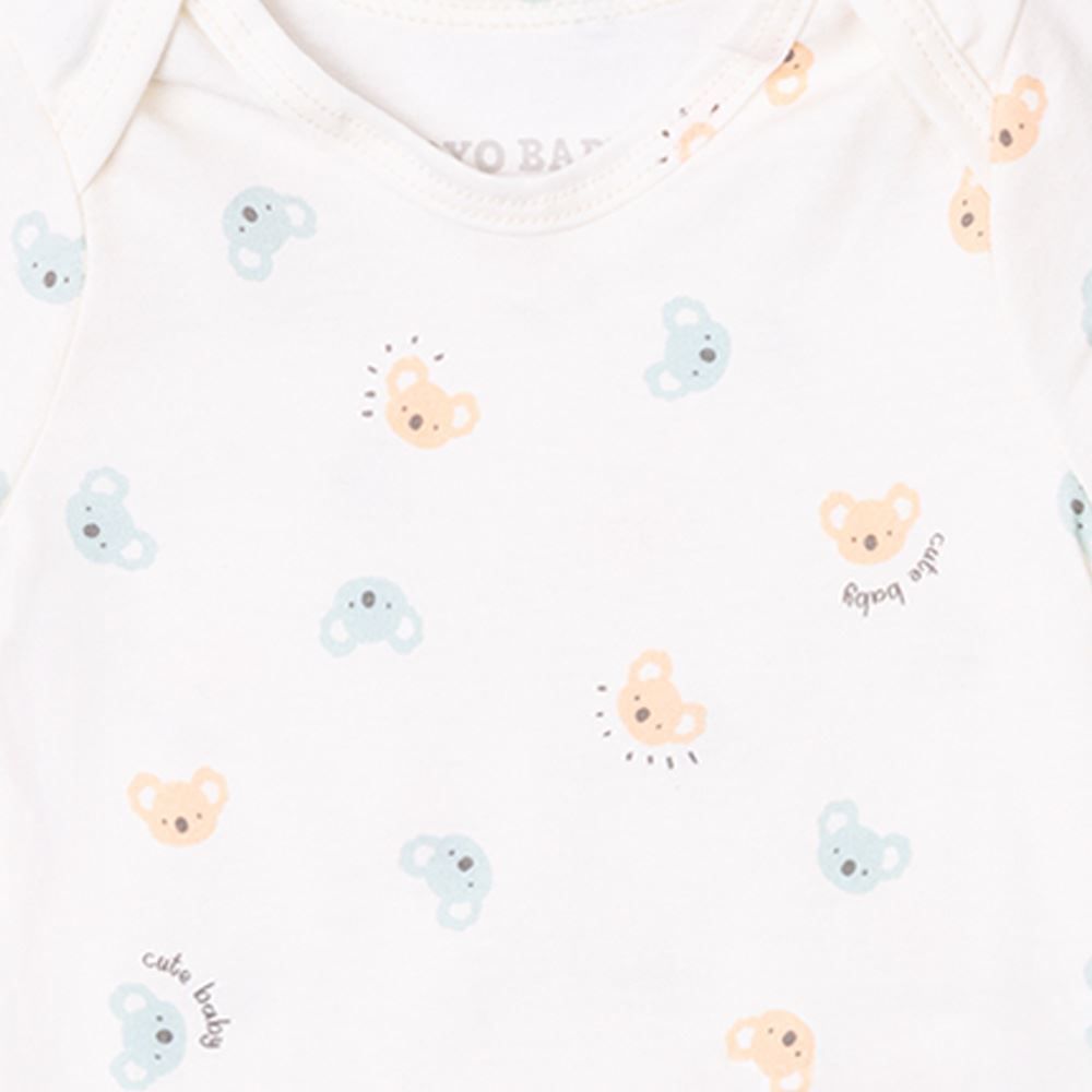 Conjunto Bebê Jardineira e Body Coala Yoyo Baby