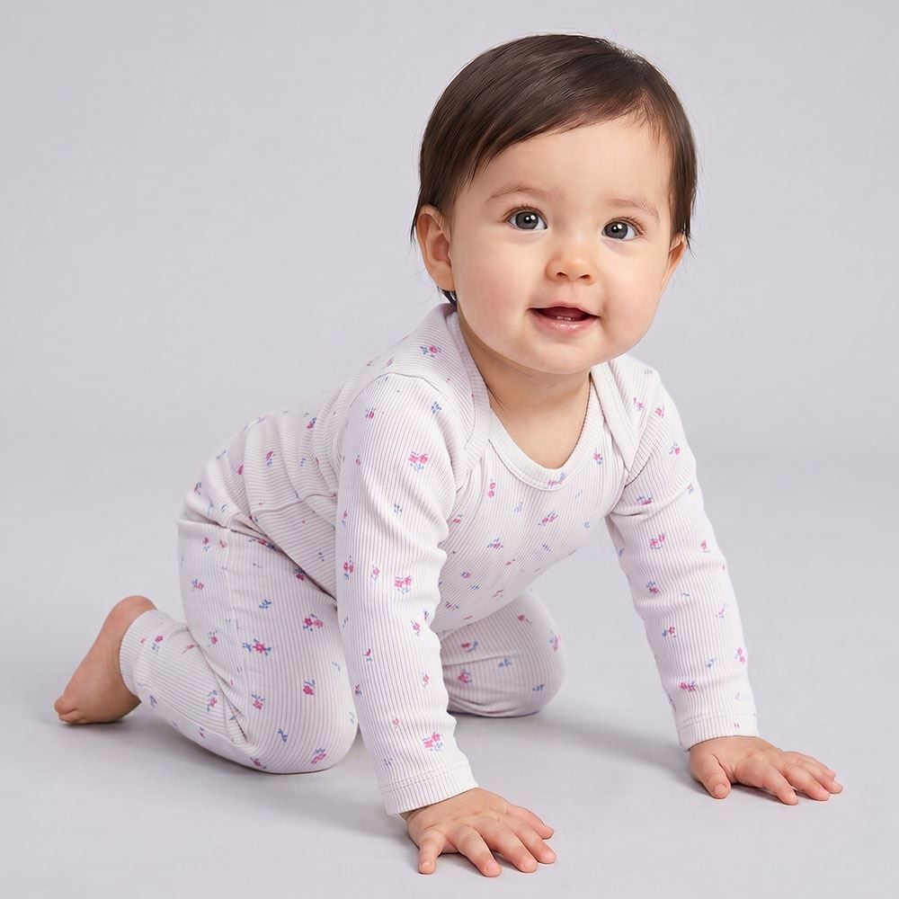 Conjunto Bebê Menina Body e Calça Yoyo Baby