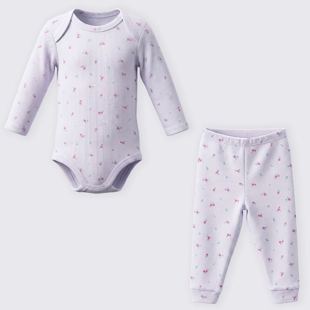 Conjunto Bebê Menina Body e Calça Yoyo Baby
