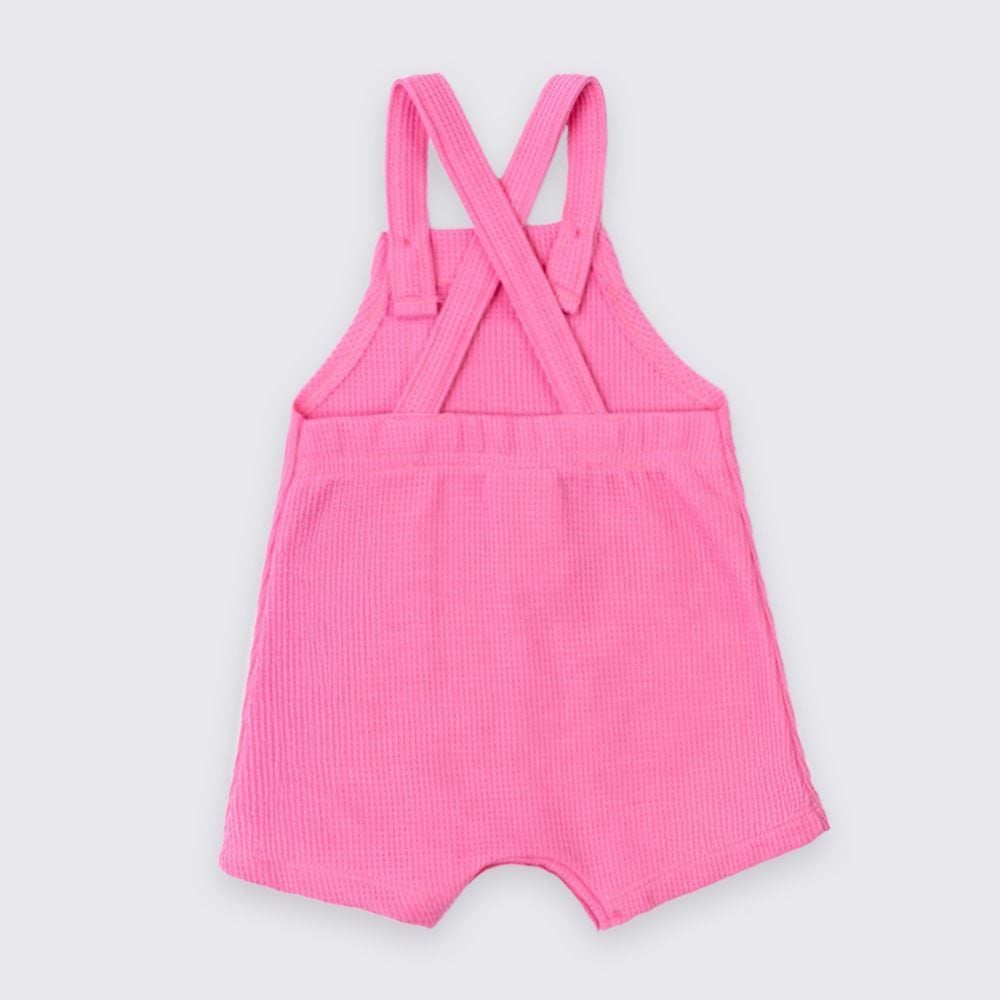 Conjunto Bebê Menina Jardineira e Blusa Estampada Yoyo Baby