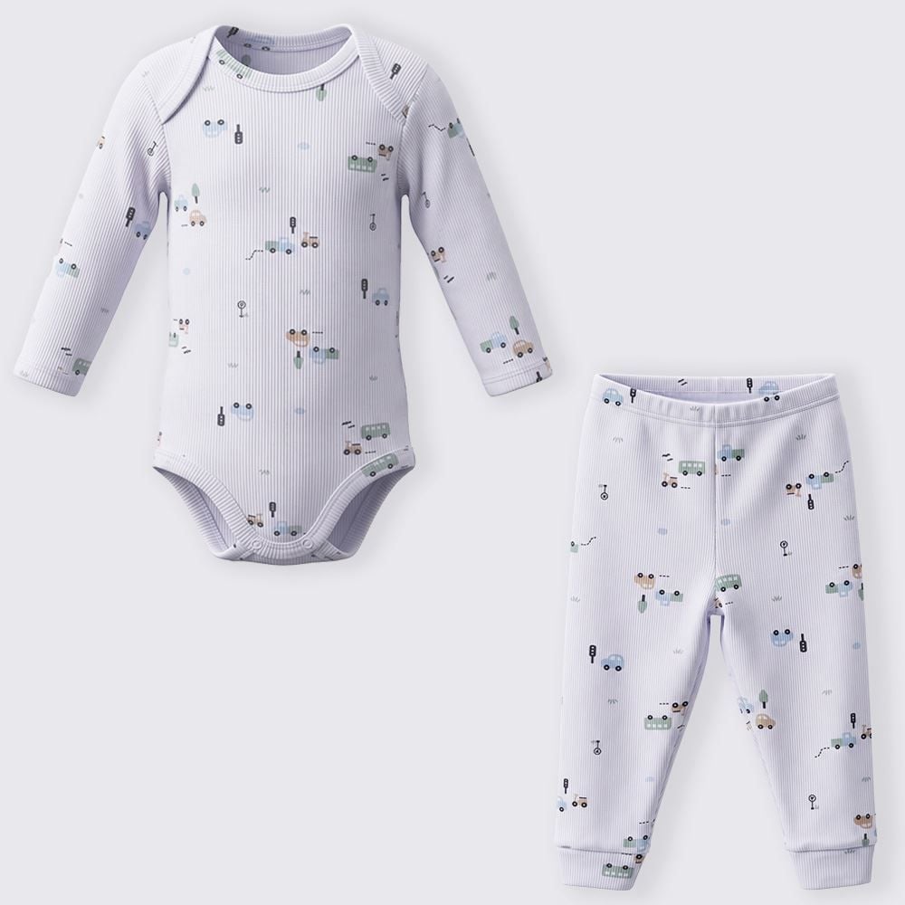 Conjunto Bebê Menino Body Manga Longa e Calça Yoyo Baby