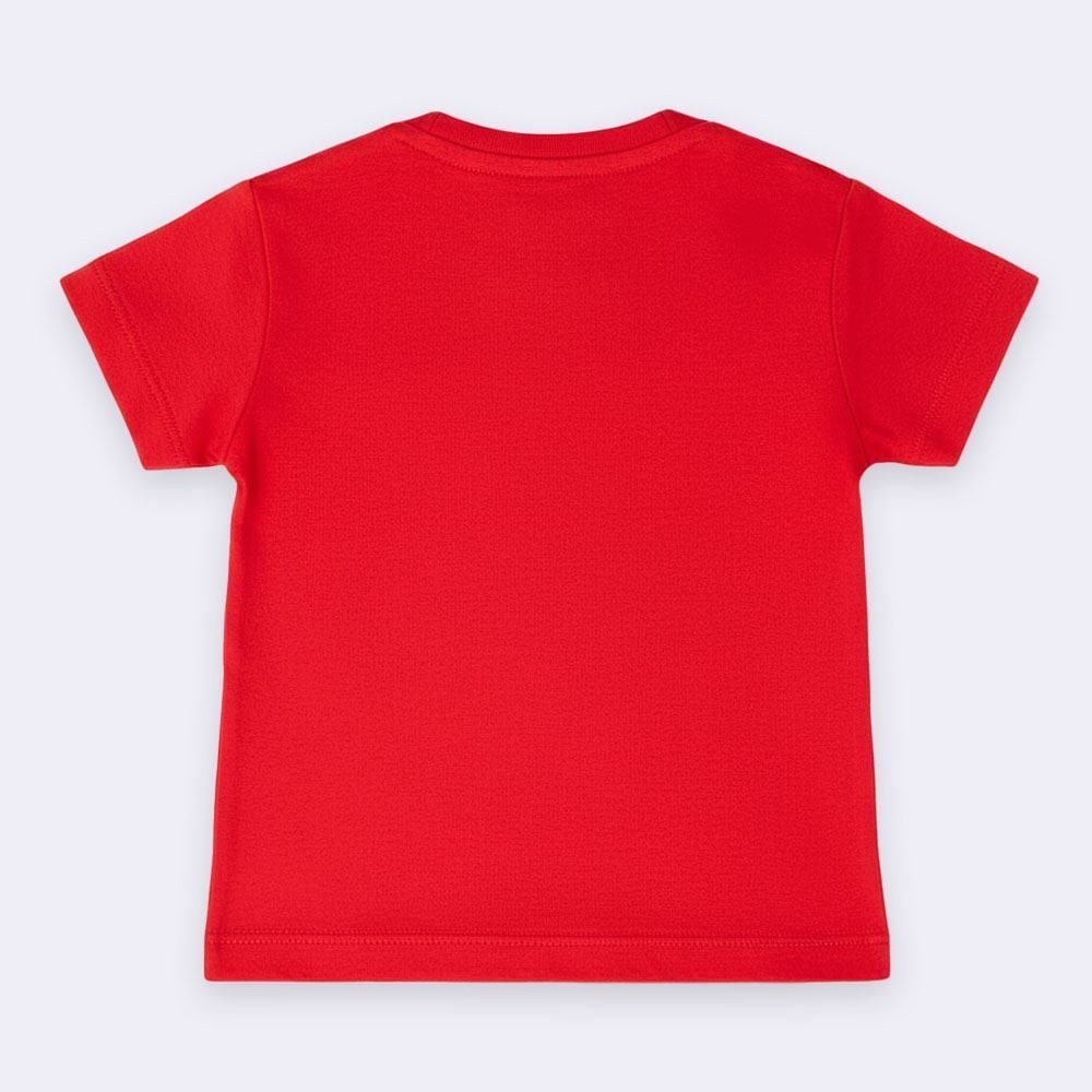 Conjunto Bebê Menino Camiseta e Bermuda Carrinho Fakini