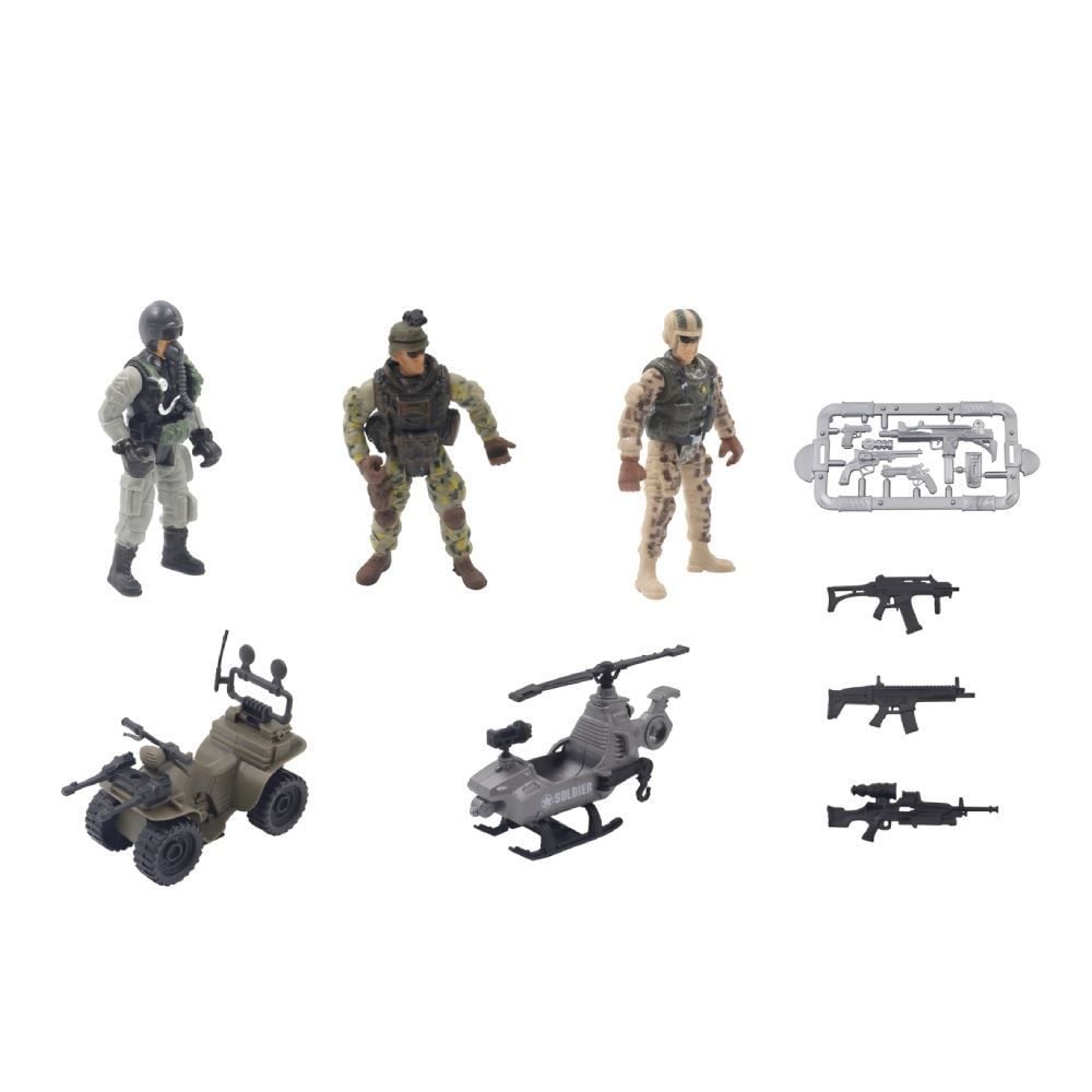 Conjunto Bonecos Militares Havan Toys - ST83593