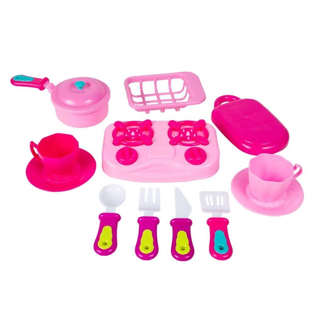 Conjunto Cozinha Fogão E Utensílios Havan Toys - HBR0386