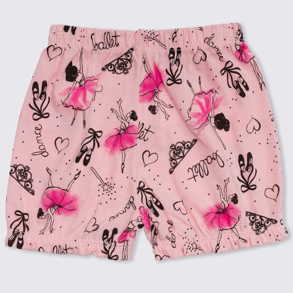 Conjunto de Bebê Blusa e Shorts Balé Yoyo Baby
